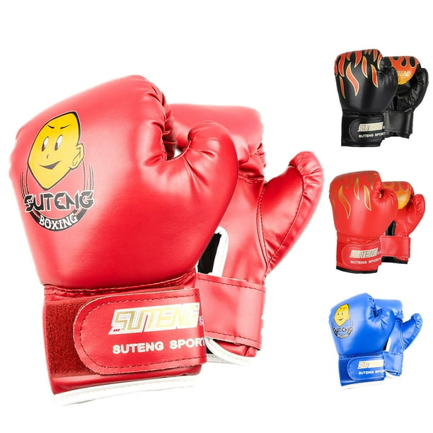 MMA Gloves Breathable Boxing Karate Muay thai Sparring PU leather Supplies